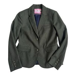 NWOT Vineyard Vines Collegiate Dark Green Wool Blazer